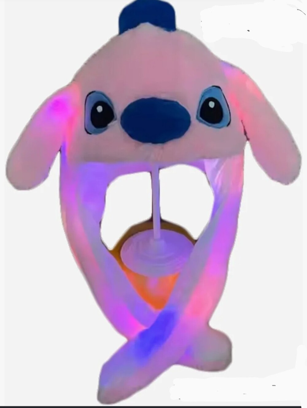 Pink Plush Angel Stitch Hat for Kids - Unknown Brand